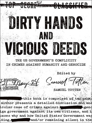 cover image of Dirty Hands and Vicious Deeds